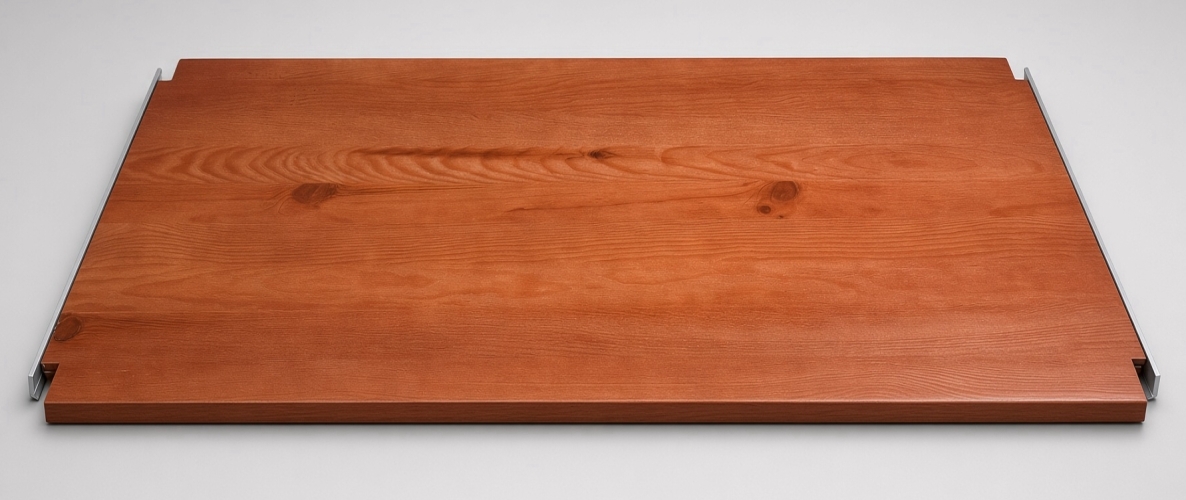 Premium White Pine shelf in the Lundia Cherry finish